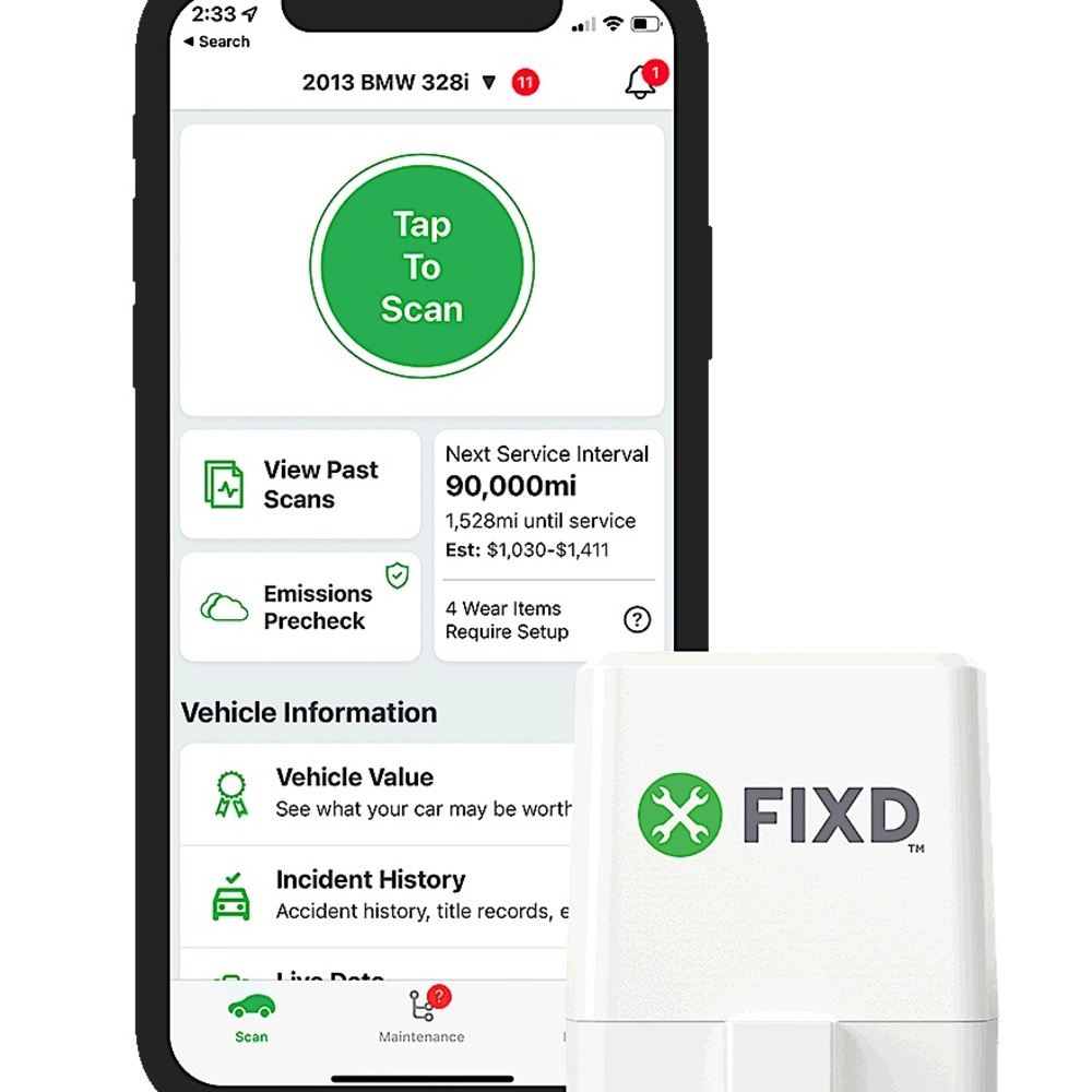 FIXD - Plug In Car Health Monitor